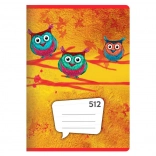 caiet A5, 10 file – liniat 16 mm