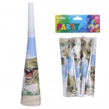 trâmbițe de petrecere dino 20 cm, 6 buc
