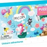 Puzzle Aventurile Unicornilor 30 piese