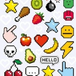 Plasturi Pixele foaie mică