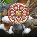 puzzle 100 – dragonii în acțiune trefl