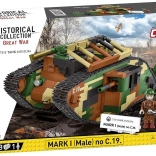 Set de construcție COBI tanc Mark I (Male) – 878 piese