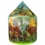 Cort pentru copii cu dinozauri pentru grădină, verde