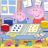 Puzzle Peppa Pig pictoriță 24 piese