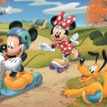 Puzzle mini 54 piese MICKEY ȘI PRIETENII Trefl
