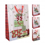Pungă cadou din hârtie L 31 × 44 × 12 cm Crăciun