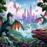 Puzzle Ravensburger dragon magic XXL 300 piese