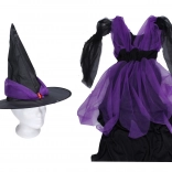 Costum de carnaval vrăjitoare mov