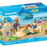 Set de figurine PLAYMOBIL My Life Familie la plajă