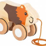 Small Foot Jucărie din Lemn de Tras Cobai