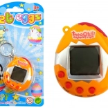tamagotchi în ou – animăluț electronic, portocaliu