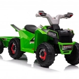 ATV verde electric XMX630T cu remorcă