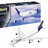 Model din plastic al avionului Boeing 747-8 Lufthansa