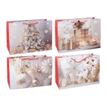 Pungă cadou de Crăciun M 25 × 32 × 11 cm