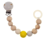 Hess clemă pentru suzetă Nature, galbenă