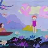 Puzzle panoramic lac 100 piese DJECO