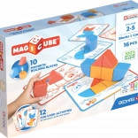 Geomag Magicube Blocks & Cards – set magnetic cu 16 piese