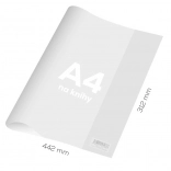copertă pentru caiet A4 din PVC rigid, transparentă