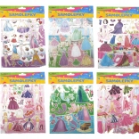 Autocolante cu motive pentru fete – mix de variante