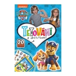 Caiet cu tatuaje și activități PAW PATROL
