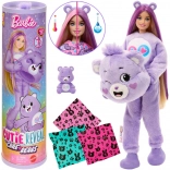 Barbie Cutie Reveal CARE BEARS – inimă blândă ursuleț mov