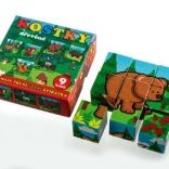 Cuburi Kubus Primele Mele Animale Lemn