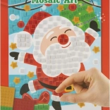 Tablou mozaic de Crăciun – Moș Crăciun 14 × 23 cm GRAFIX