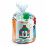 Set de construcție Cărămizi Junior, 40 piese cu ferestre și uși