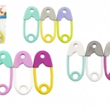 Zornăitoare în formă de ac de siguranță – mix de culori