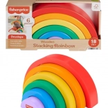 Curcubeu de asamblat din lemn Fisher-Price pentru copii