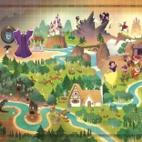 Puzzle Story Maps: Alba ca Zăpada 1000 de piese