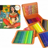 Setul micului artist 120 creioane colorate cu organizer