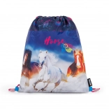 Săculeț pentru sport cu motiv cai Oxybag 30 × 37 cm