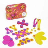 clixo crew pink & yellow set de construcție magnetică 30 piese