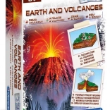 Clementoni Science & Play Pământul și vulcanii – set științific pentru copii