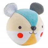 Petit Collage zornăitoare ursuleț din bumbac organic