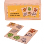 Bigjigs Toys Domino din lemn Safari