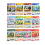 Puzzle vesele cu tematica transportului