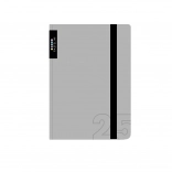 Agendă A6 săptămânală 2025 gri PASTELINI