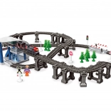 Pistă de tren cu efecte 92 × 68 × 15 cm