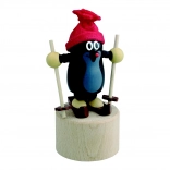 Figurină detoa presabilă Krtek pe schiuri