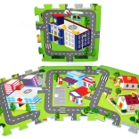 Blocuri din spumă moi – oraș, 9 piese (32 × 32 cm)