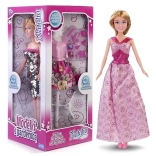 Păpușă manechin cu garderobă 29 cm