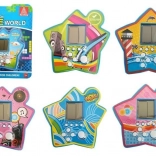 Joc electronic de buzunar în formă de stea – Tetris albastru