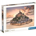 Puzzle 1500 piese – The Mont Saint-Michel Rising (Clementoni)