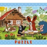 Puzzle Dino Krtek în vizită