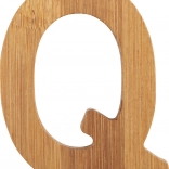 Literă Q din bambus small foot