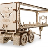Puzzle 3D din lemn – remorcă pentru camionul HEAVY BOY VM-03 (138 piese) UGEARS