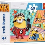 puzzle 60 piese minions trefl