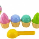 Set de forme pentru înghețată din nisip